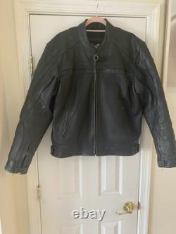 100% Genuine Leather Tourmaster Motorcycle Coastal Series II Jacket Sz Men L 44