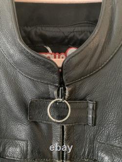 100% Genuine Leather Tourmaster Motorcycle Coastal Series II Jacket Sz Men L 44