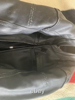 100% Genuine Leather Tourmaster Motorcycle Coastal Series II Jacket Sz Men L 44