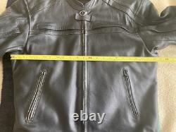 100% Genuine Leather Tourmaster Motorcycle Coastal Series II Jacket Sz Men L 44