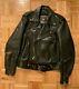 100% authentic Vanson black leather jacket, size M, mint condition
