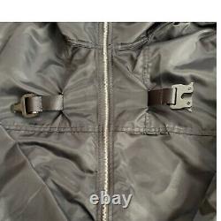 1017 ALYX 9SM Jacket Technical Zip-Up Nylon Buckle Hooded XL Black Pockets