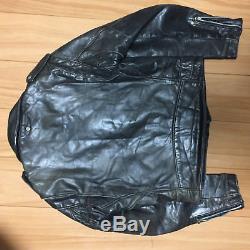 118 38 perfecto schott cowhide leather double motorcycle jacket racer 618