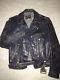 1950s 60 Leather Buco Motorcycle Jacket with Rare Captains Bars