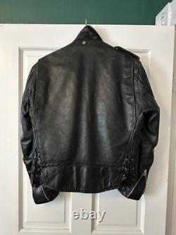 1950s Vintage Beck Northeaster Leather Motorcycle Jacket Mens M