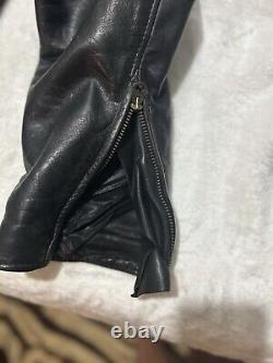1960 Vintage Leather Harley Davidson Jacket. Size M Excellent Condition