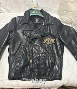 1960 Vintage Leather Harley Davidson Jacket. Size M Excellent Condition