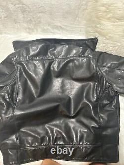 1960 Vintage Leather Harley Davidson Jacket. Size M Excellent Condition