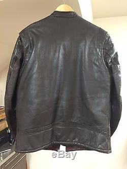 1960's Schott PERFECTO Steerhide Leather Motorcycle Jacket size 44