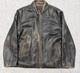 1990s vintage MAD MAX leather jacket PATINA brown leather XL motorcycle 46 rogue