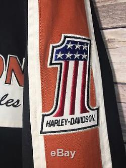 2003 Harley Davidson 100th Anniversary Men's Cotton Motorcycle Jacket 2XL MINT
