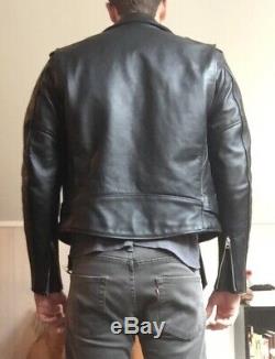 2018 Schott Perfecto 613 One Star Steerhide Leather Jacket Size 42
