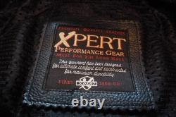 2 Vintage Xpert & first gear cycle Leather Jacket xxL & 48 Large Armor