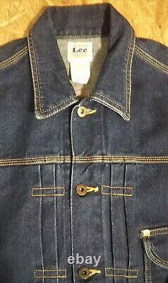 30s LEE COWBOY Denim Jacket 101 Reprint Riders jacket 1st Japan made / lvc vtg