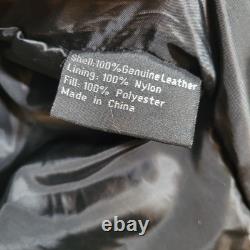 3XL Easyriders Minneapolis Black Riding Leather Motorcycle Embroidered Jacket