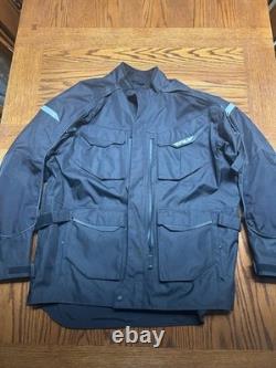 3XL Tall Men's Motorcycle Jacket with Removable Thermal Jacket