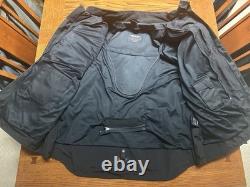 3XL Tall Men's Motorcycle Jacket with Removable Thermal Jacket