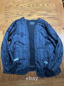 3XL Tall Men's Motorcycle Jacket with Removable Thermal Jacket