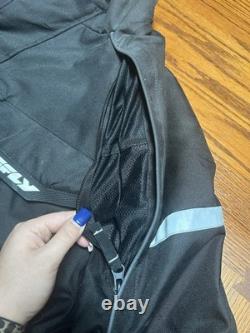 3XL Tall Men's Motorcycle Jacket with Removable Thermal Jacket