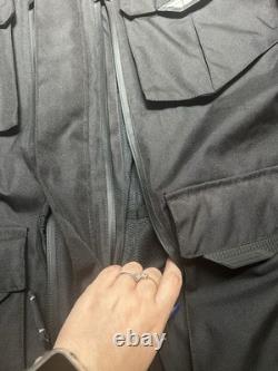 3XL Tall Men's Motorcycle Jacket with Removable Thermal Jacket