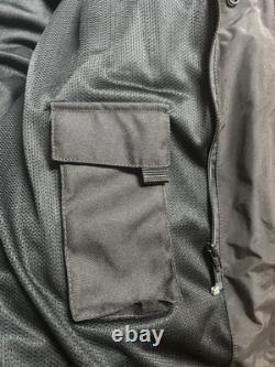 3XL Tall Men's Motorcycle Jacket with Removable Thermal Jacket