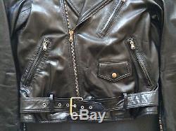 3.1 PHILLIP LIM Leather Motorcycle Moto Jacket Black, size S, Authentic