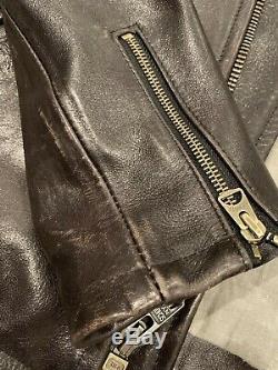 3sixteen x Schott Arabica Cowhide Perfecto Leather Jacket Size L