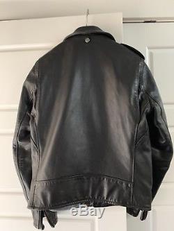 3sixteen x Schott Black Perfecto 519 Leather Jacket Med M