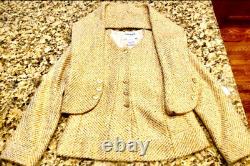 $4200 Mint Chanel Vintage OOT Gold Tweed Boucle Jacket 34 36 38 2 4 6 Coat Top M