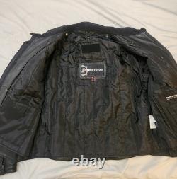 4XL Firstgear Motorcycle Scout Armored Leather Jacket