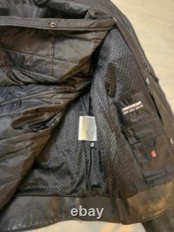 4XL Firstgear Motorcycle Scout Armored Leather Jacket