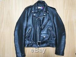 518 38 schott leather double motorcycle jacket racer 641 618 black