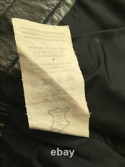 5.5k$ Rare Gianni Versace Man Summer 2002 Pleated Leather Biker Jacket M
