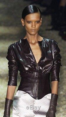 $6000 Tom Ford Gucci Runway Dressy Leather Jacket 40