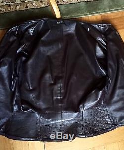 $6000 Tom Ford Gucci Runway Dressy Leather Jacket 40