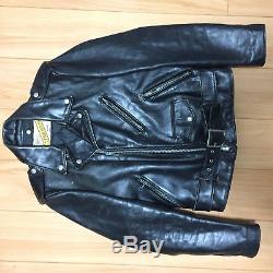 618 34 36 perfecto schott steerhide leather double motorcycle jacket racer 641
