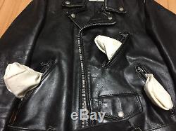 618 34 36 perfecto schott steerhide leather double motorcycle jacket racer 641
