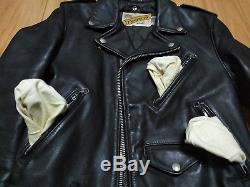 618 36 perfecto schott steerhide leather double motorcycle jacket racer 641