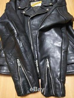 618 36 perfecto schott steerhide leather double motorcycle jacket racer 641