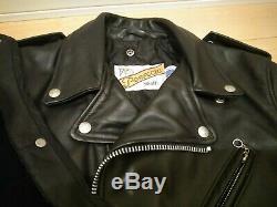 618 38 perfecto schott 618M furcollar steerhide leather double motorcycle jacket
