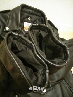 618 38 perfecto schott 618M furcollar steerhide leather double motorcycle jacket