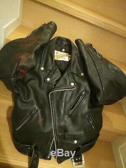 618 38 perfecto schott steerhide leather double motorcycle jacket racer 641