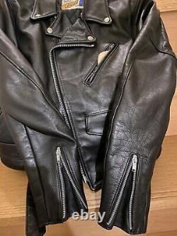 618 38 schott perfecto steerhide double leather motorcycle jacket 641 118