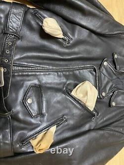 618 40 schott perfecto steerhide double leather motorcycle jacket 641 118 613