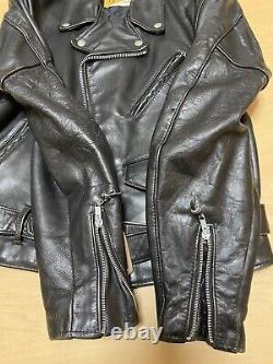 618 40 schott perfecto steerhide double leather motorcycle jacket 641 118 613