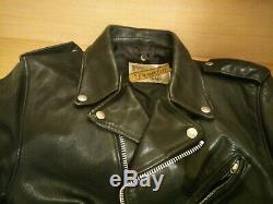 618 perfecto 38 schott steerhide leather double motorcycle jacket racer 641
