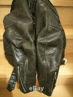 618 perfecto 38 schott steerhide leather double motorcycle jacket racer 641