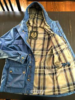 $695 RARE Belstaff Hooded Waxed Waterproof Wind Field Trialmaster Barbour Retr