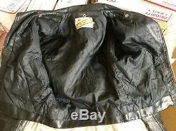 70's Vintage Schott Perfecto Motorcycle Leather Jacket 40 biker punk lp 618 118