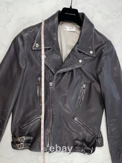 80% OFF? SALE Faith Connexion 70'S Biker Leather Jacket Sz. L